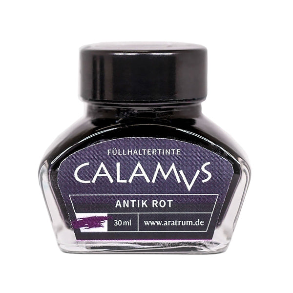 CALAMUS, calamaio, inchiostro da scrittura, soluzione colorante acquosa, rosso antico