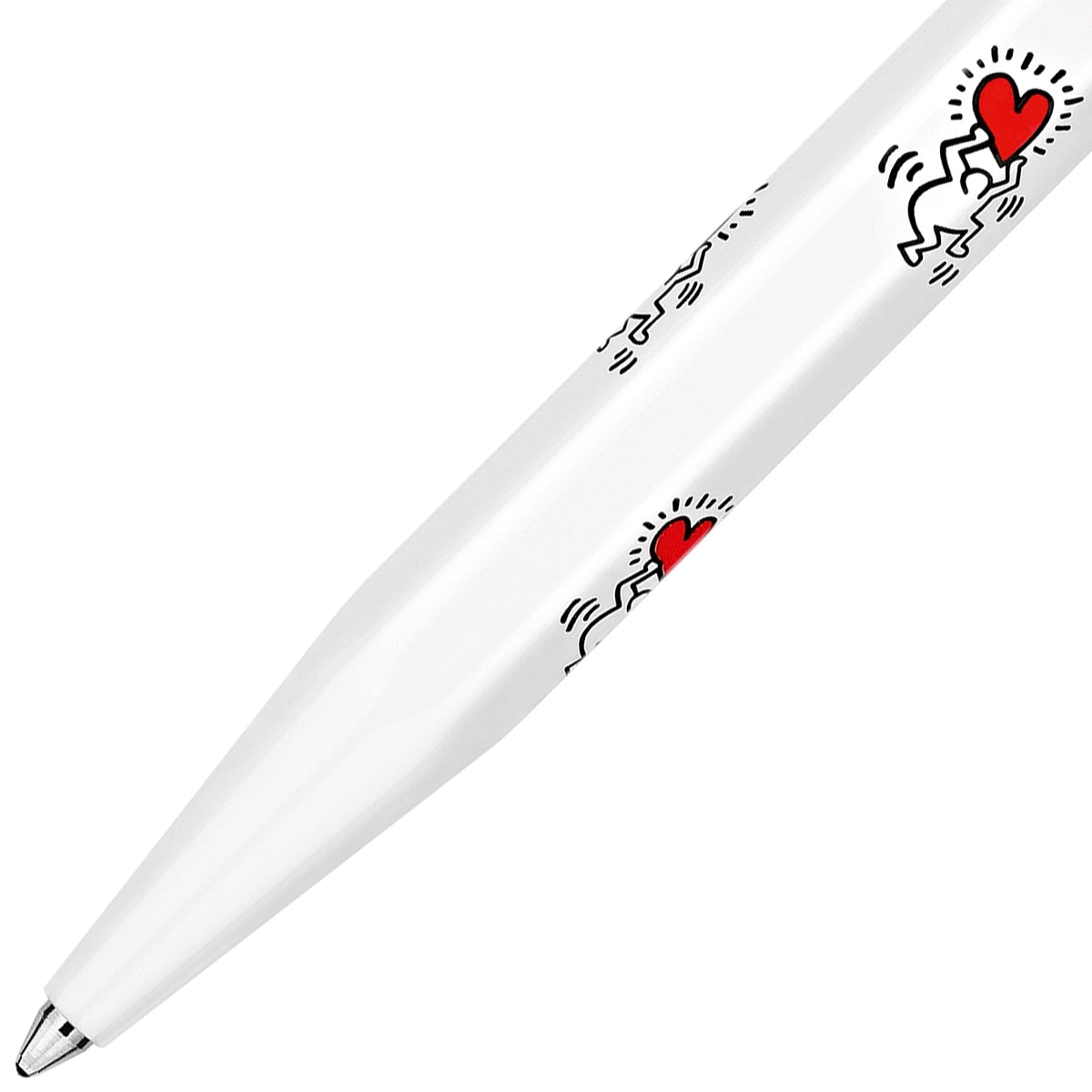 Caran d'Ache Kugelschreiber, 849 Keith Haring, weiss