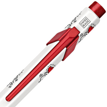 Caran d'Ache Kugelschreiber, 849 Keith Haring, weiss