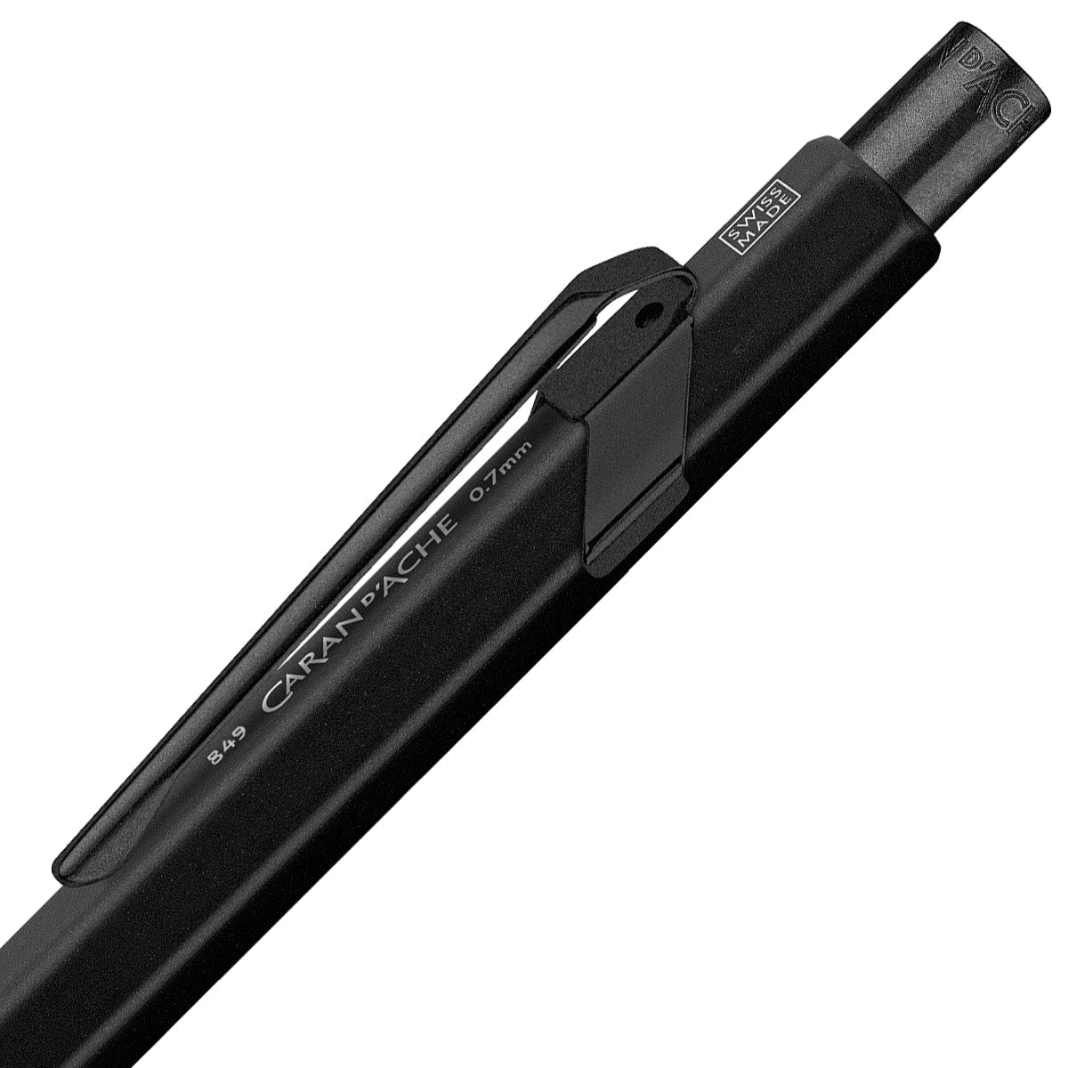 Stylo bille et porte-mine Caran d'Ache 849/844 Black Code, mine 0,7 mm, noir