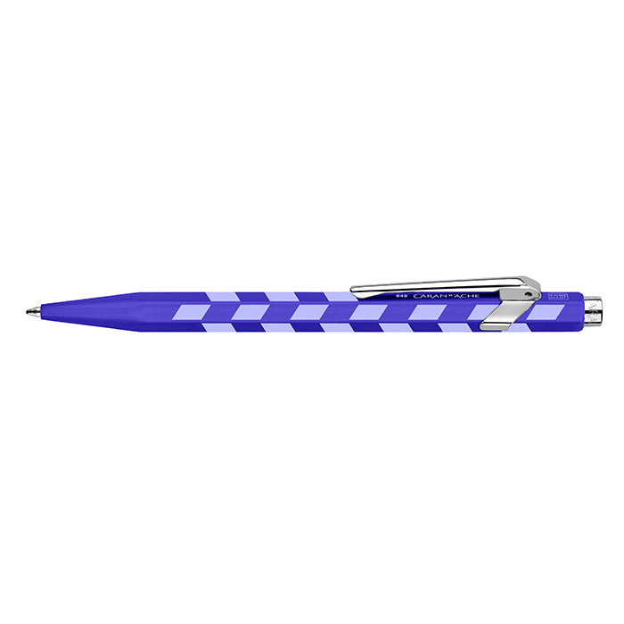 Caran d'Ache, penna a sfera 849 Mosaic, blu reale