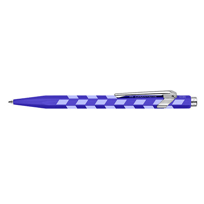 Caran d'Ache, penna a sfera 849 Mosaic, blu reale