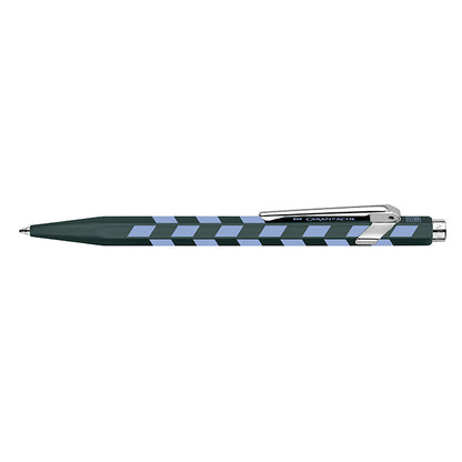 Caran d'Ache, stylo bille 849 Mosaic, vert sapin