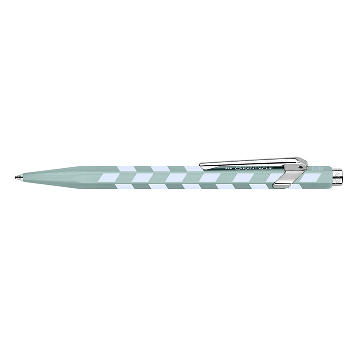 Caran d'Ache, pen na a sfera 849 Mosaic, verde acqua