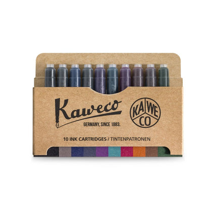 Cartouches d'encre Kaweco, Kaweco 10 couleurs différentes multicolores