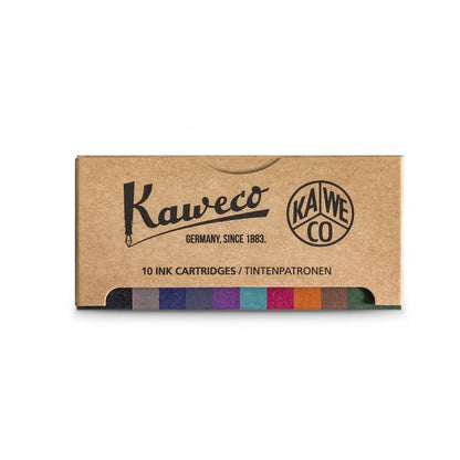 Cartouches d'encre Kaweco, Kaweco 10 couleurs différentes multicolores