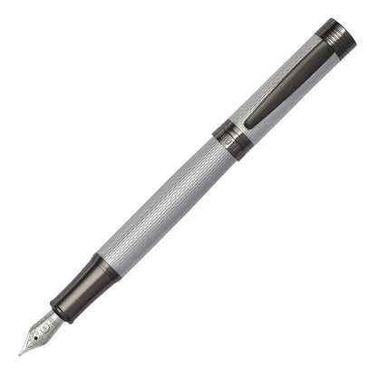 Cerruti 1881, stylo-plume, Zoom Diamond, Chrome
