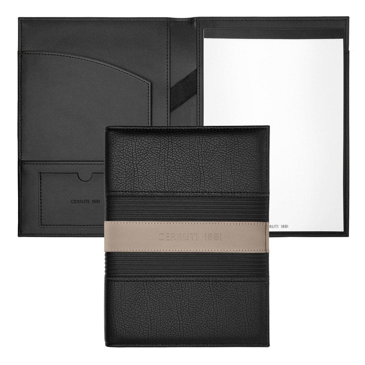Cerruti 1881, cartella portadocumenti, Delano Taupe & Black