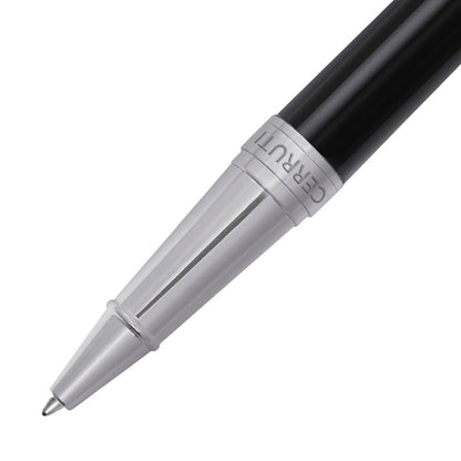 Stylo roller Cerruti 1881 Leap Classic, noir