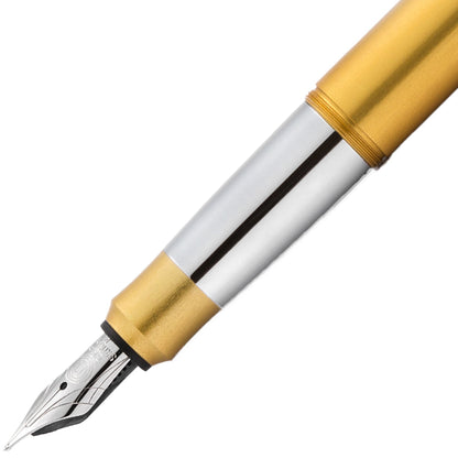 Penna stilografica Cleo Skribent, colore oro giallo