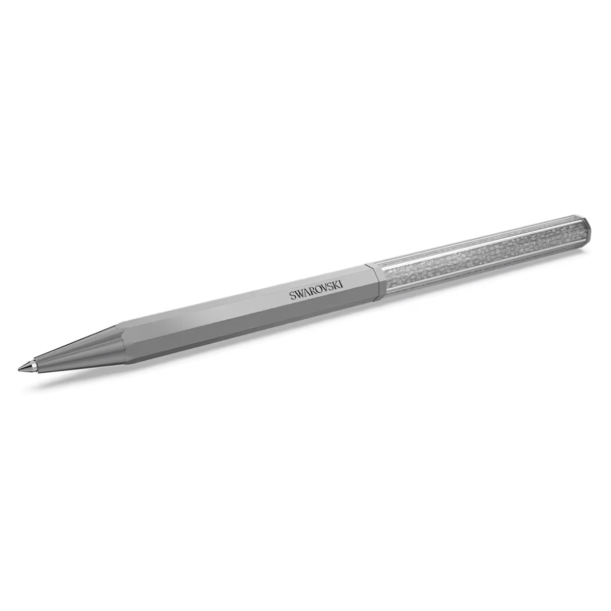 Penna a sfera Swarovski Crystalline Octagonal, colorata, grafite, grigio