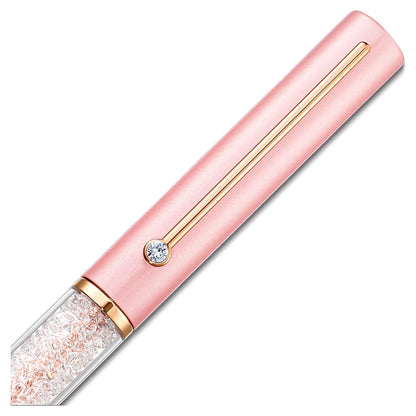 Stylo bille Swarovski Crystalline or rose, rose-rose