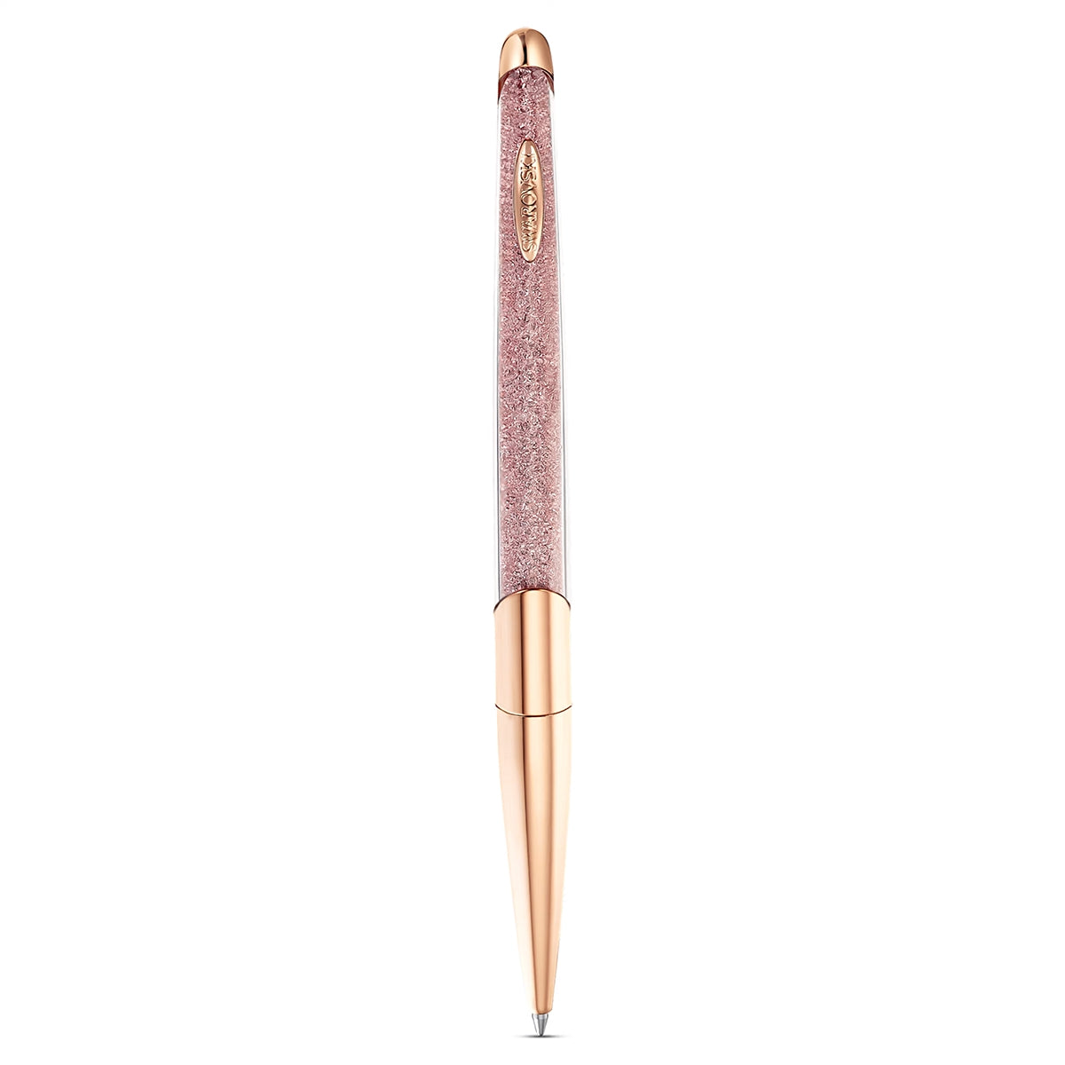 Stylo bille Swarovski Crystalline or rose, rose-rose