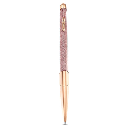 Stylo bille Swarovski Crystalline or rose, rose-rose
