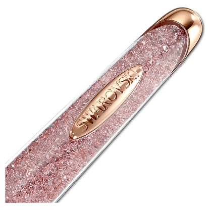 Stylo bille Swarovski Crystalline or rose, rose-rose