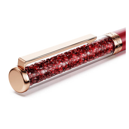 Penna a sfera Swarovski Crystalline oro rosa, rosa-fucsia