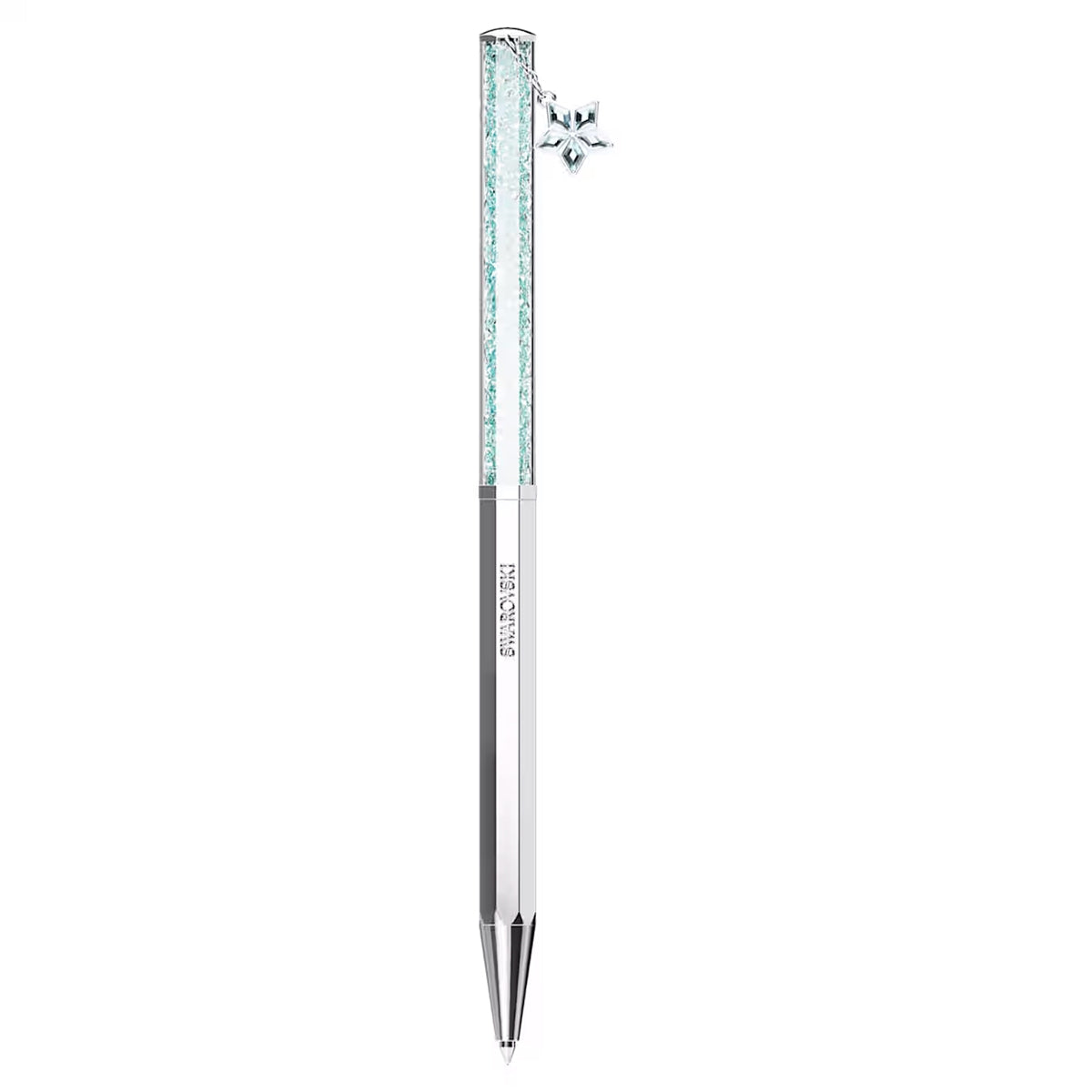 Stylo à bille Swarovski Crystalline Star, argent, argent