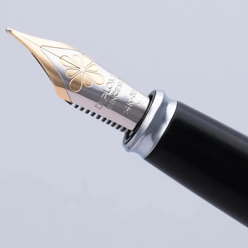 Stylo Plume Füllfederhalter Excellence A2 Oxyd chromé 14Kt, Eisen