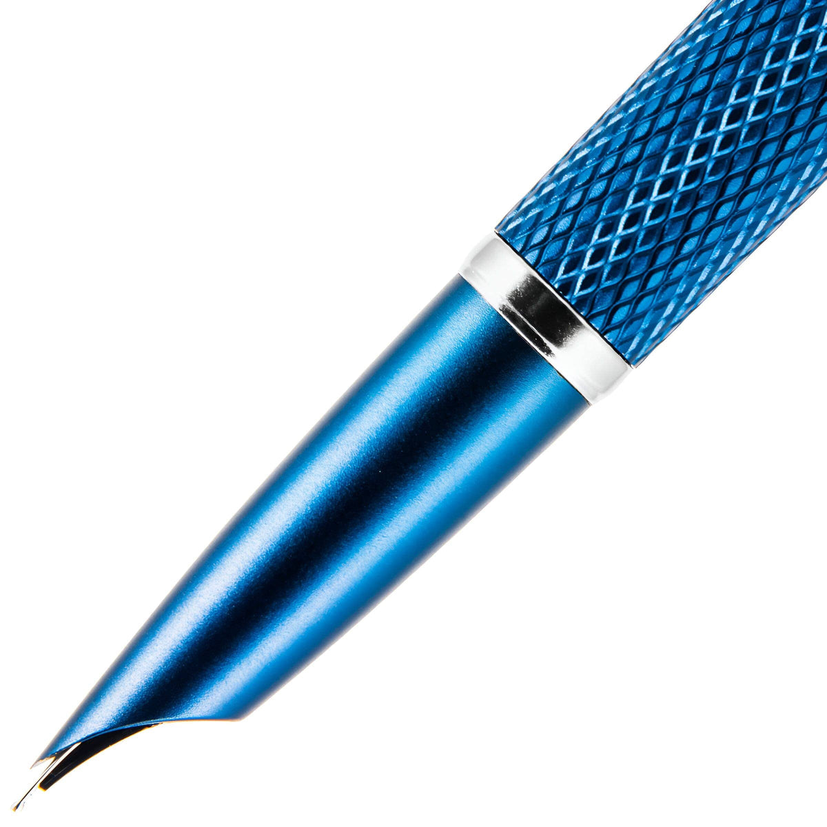 Stylo plume Diplomat Viper Guilloche, bleu