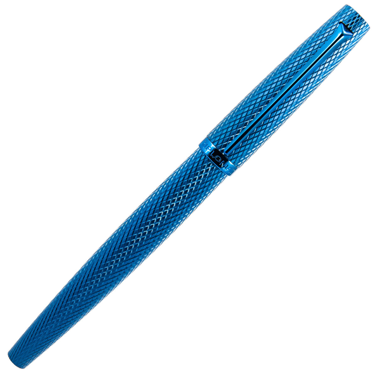 Stylo plume Diplomat Viper Guilloche, bleu