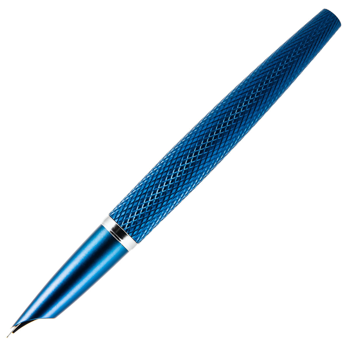 Stylo plume Diplomat Viper Guilloche, bleu
