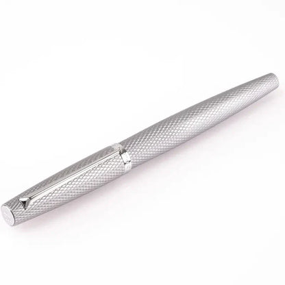 Penna stilografica Diplomat Viper Guilloché, argento