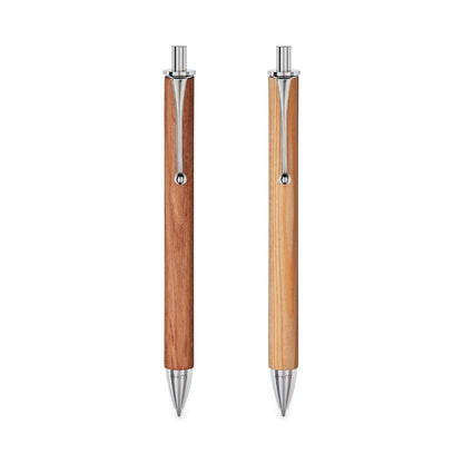 e+m Holzprodukte GmbH Kugelschreiber ALLWOOD vernickelt, natur
