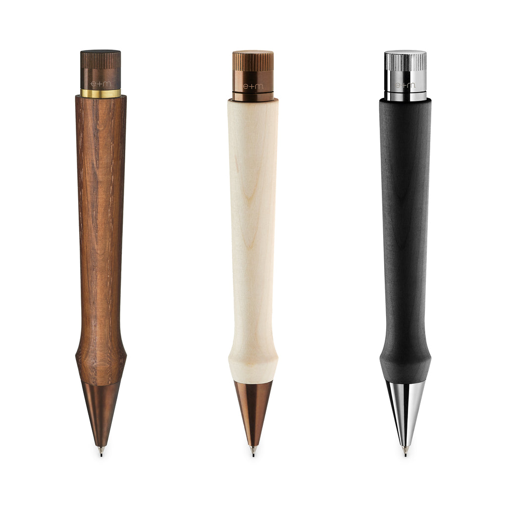 e+m Holzprodukte GmbH Bleistifte ARROW Messing vintage, schwarz