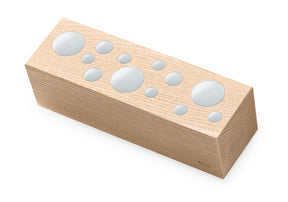 e+m Holzprodukte GmbH Büro-Accessoires BRIXXS DOTS Lackierung, eisblau