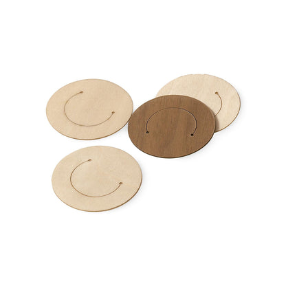 e+m Holzprodukte GmbH Büro-Accessoires RONDO natur