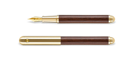 Stylo-plume e+m CONTRACT LARCH fumé
