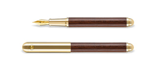 Stylo-plume e+m CONTRACT LARCH fumé