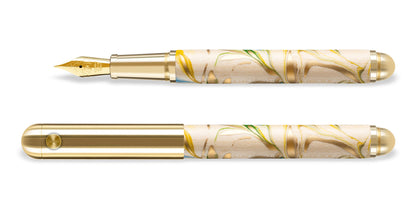 e+m Holzprodukte GmbH Füllfederhalter CONTRACT MARBLE gold marmoriert