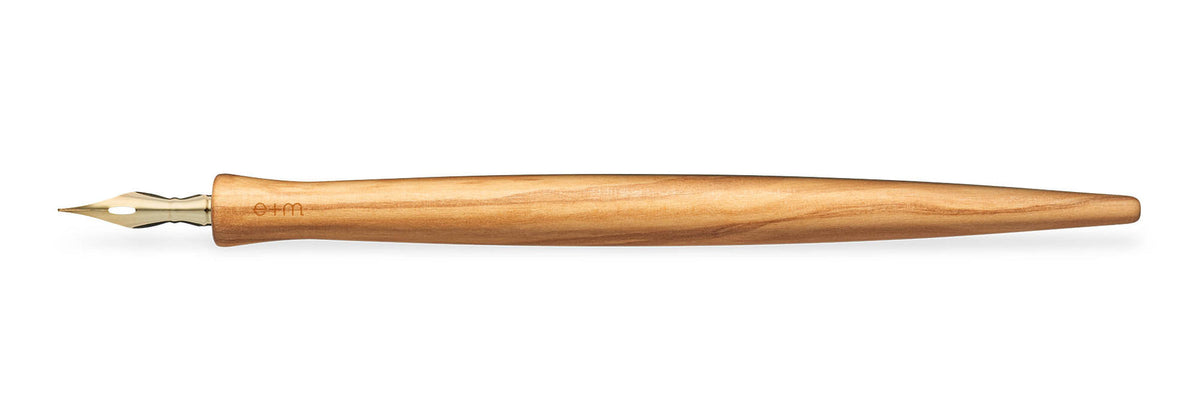e+m Holzprodukte GmbH Federhalter & Federn CURVE antik
