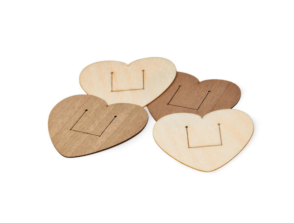e+m Holzprodukte GmbH Accessori per ufficio HEARTY naturale