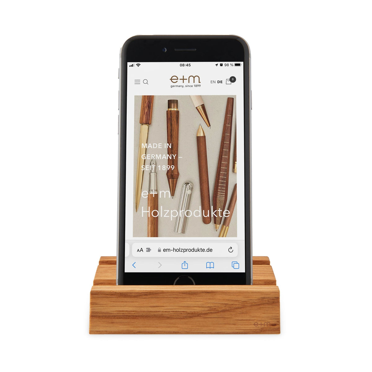 e+m Holzprodukte GmbH Büro-Accessoires PHONE BOARD natur