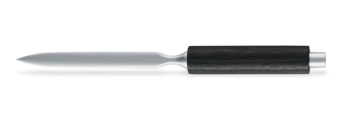 e+m Holzprodukte GmbH Brieföffner POSTMAN matt verchromt, schwarz