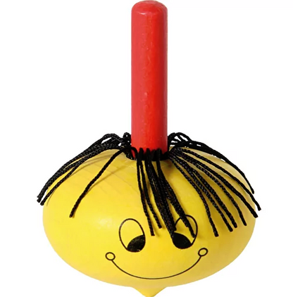 e+m Holzprodukte GmbH Werbeartikel zum Spielen SMILEY gelb