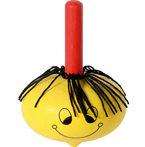 e+m Holzprodukte GmbH Werbeartikel zum Spielen SMILEY gelb