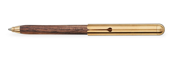 e+m Holzprodukte GmbH Stylo-bille STYLE Laiton brut, naturel