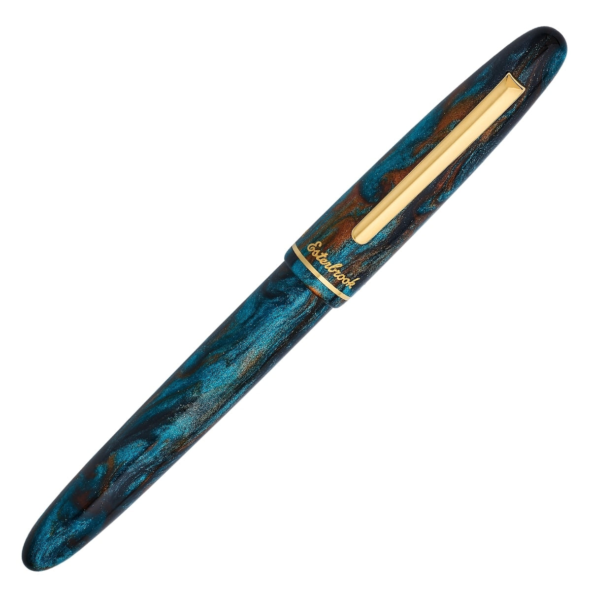 Stylo-plume Esterbrook Estie x BUNGOBOX, or, The Kingfisher, bleu