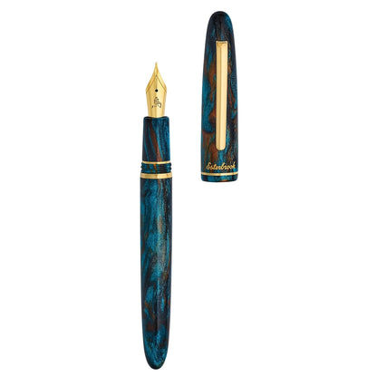 Stylo-plume Esterbrook Estie x BUNGOBOX, or, The Kingfisher, bleu