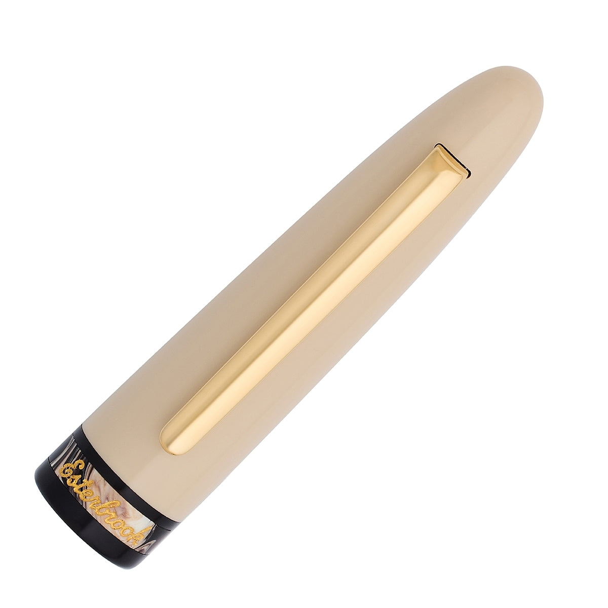 Stylo plume Esterbrook Estie The Coffee Monsterz Co., doré, beige