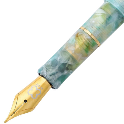 Stylo plume Esterbrook Niblet or, plume JoWo #6, Sea Glass