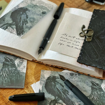 Esterbrook Estie Raven, penna stilografica a stantuffo/cartuccia, nero opaco