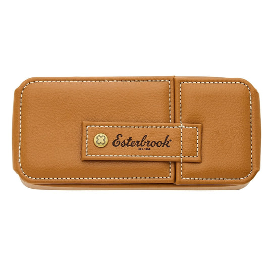 Esterbrook, astuccio per penne British Tan, per 3 strumenti da scrittura, marrone