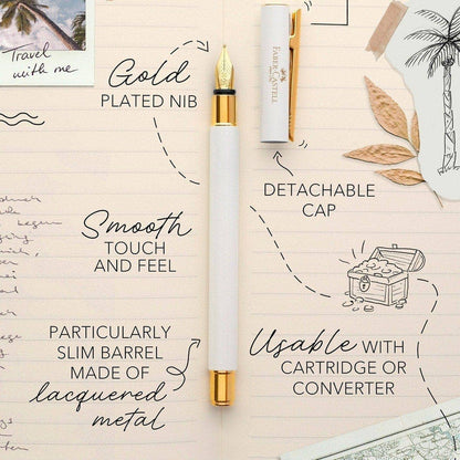 Faber-Castell, stylo plume, Neo Slim, Gold Marshmallow