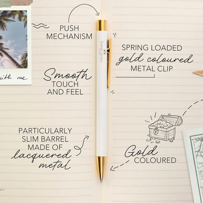 Faber-Castell, Kugelschreiber, Neo Slim, Gold Marshmallow