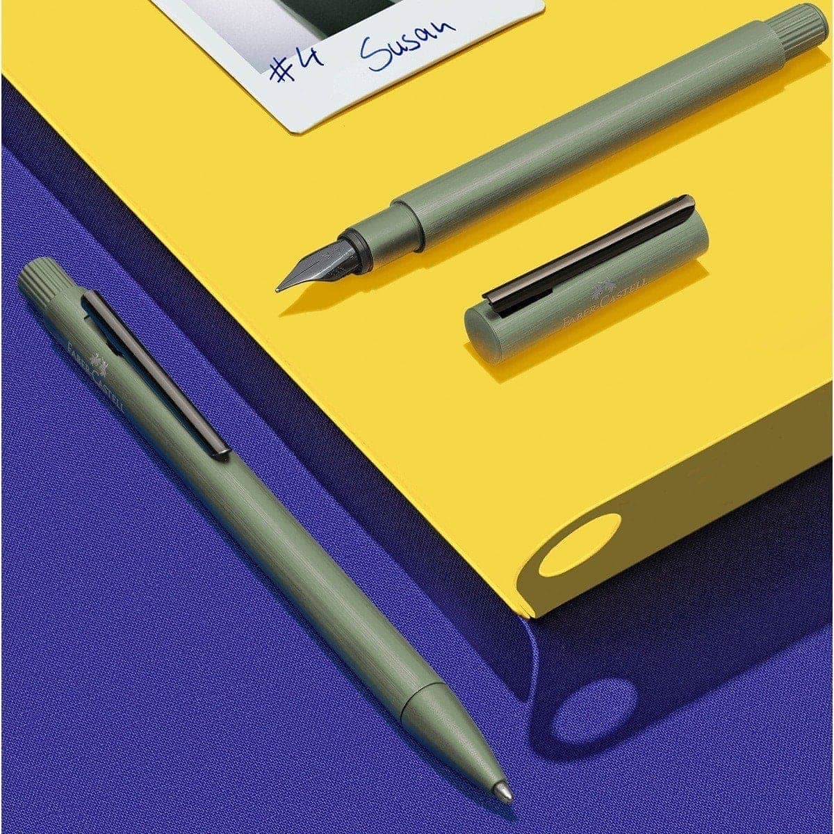 Faber-Castell, stylo plume, Neo Slim, vert olive
