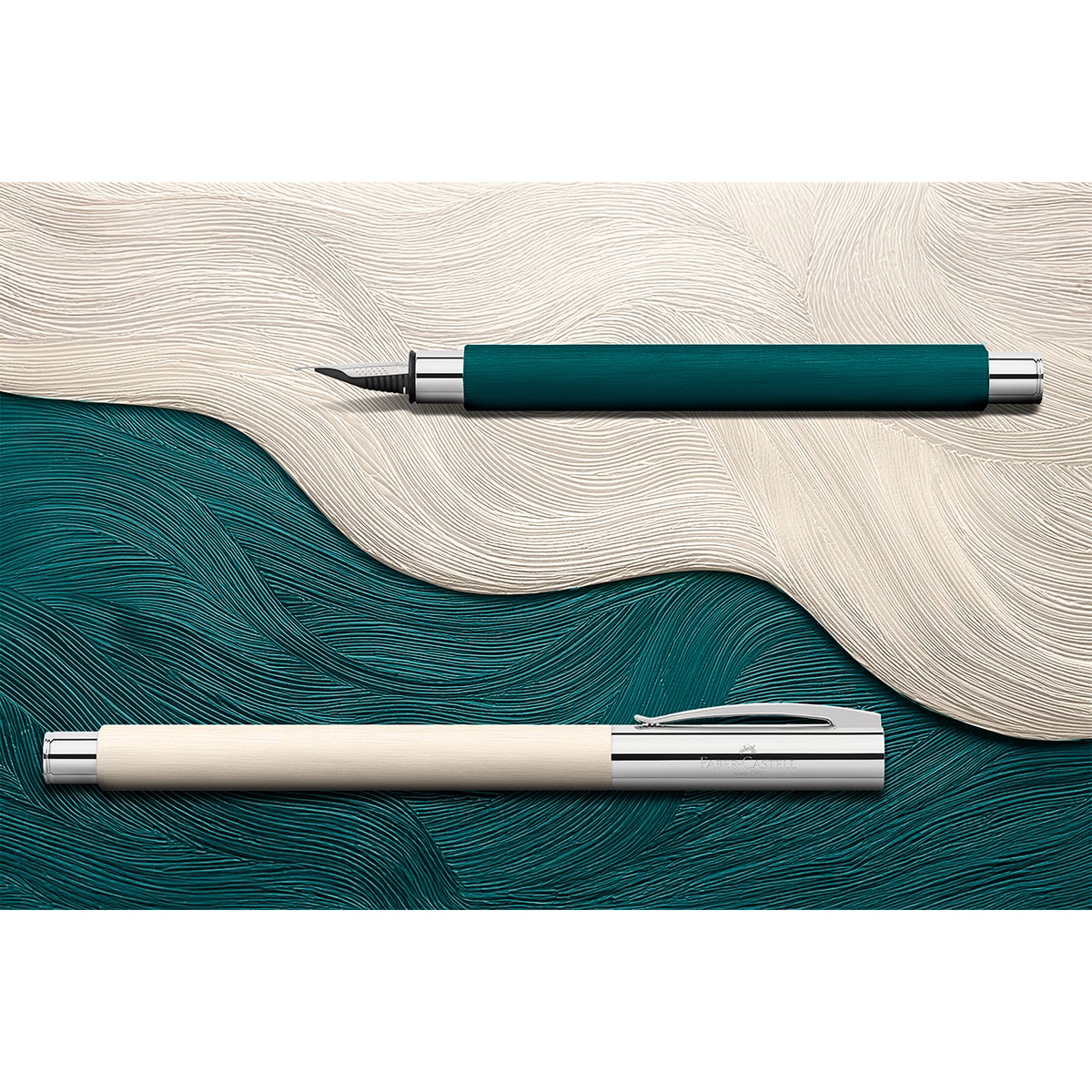 Stylo bille Faber-Castell Ambition Soft Teal